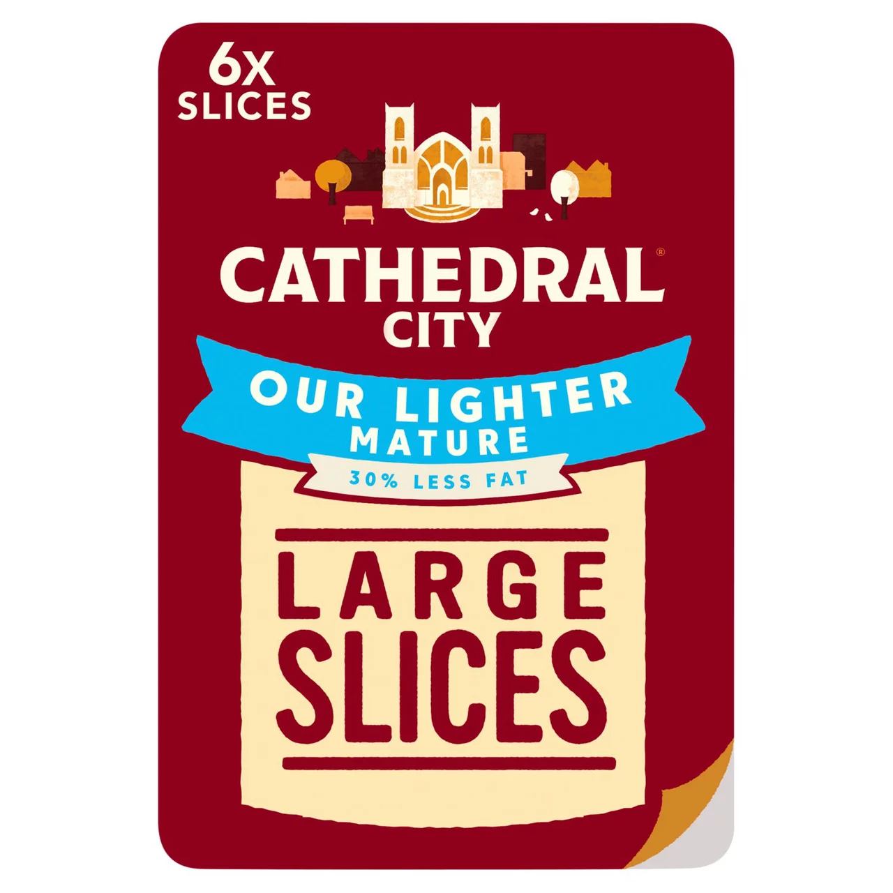 Cathedral City Lighter Mature Cheddar Cheese Slices