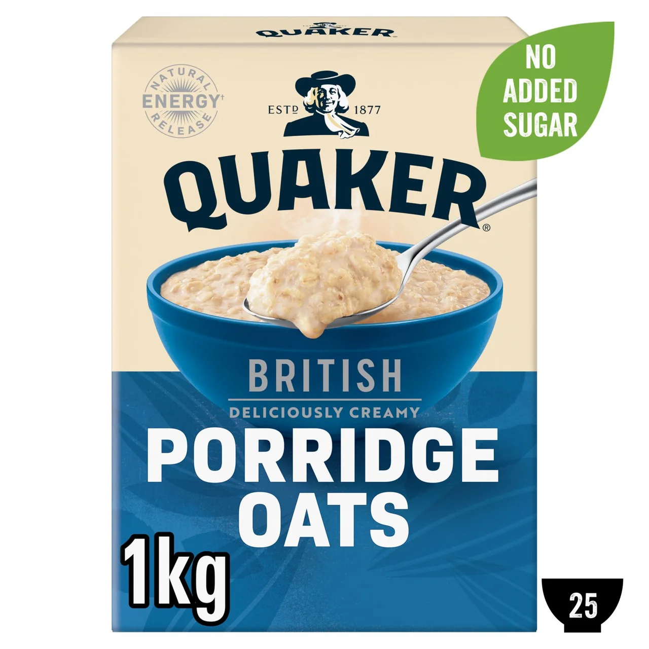 Quaker British Porridge Rolled Oats 1kg Quaker British Porridge Rolled Oats 1kg