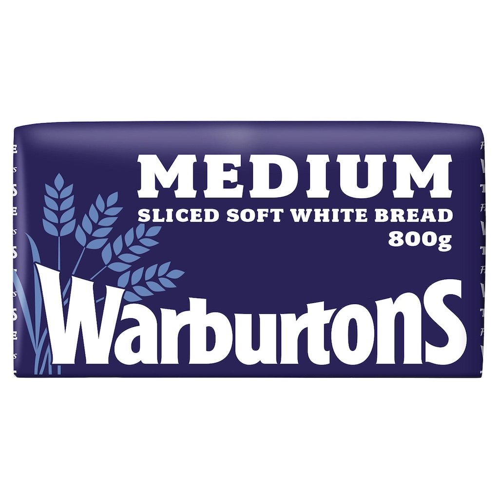 Warburtons Medium Sliced White Bread